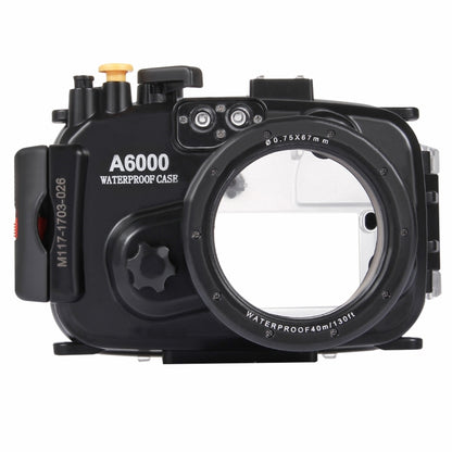 PULUZ 40m Underwater Depth Diving Case Waterproof Camera Housing for Sony A6000 (E PZ 16-50mm F3.5-5.6OSS Lens) - Camera Accessories by PULUZ | Online Shopping UK | buy2fix