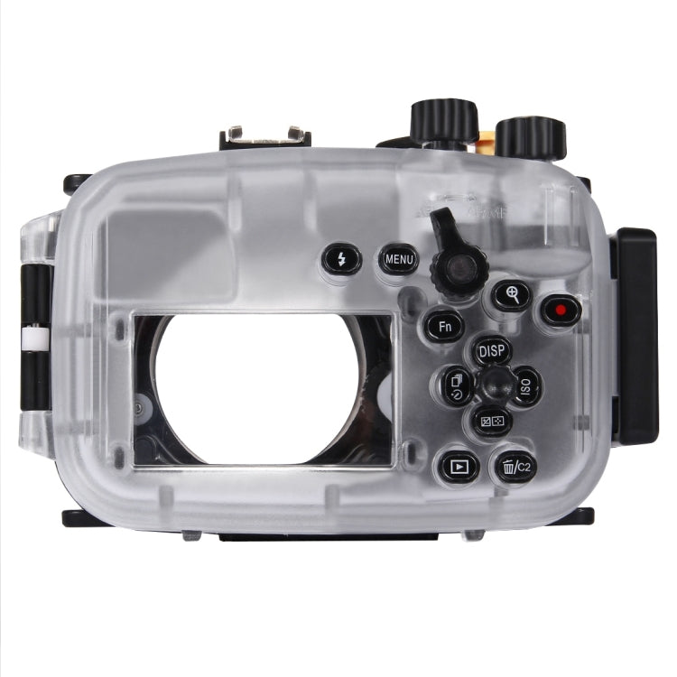 PULUZ 40m Underwater Depth Diving Case Waterproof Camera Housing for Sony A6300 (E PZ 16-50mm F3.5-5.6 OSS)(Black) - Diving Cases by PULUZ | Online Shopping UK | buy2fix