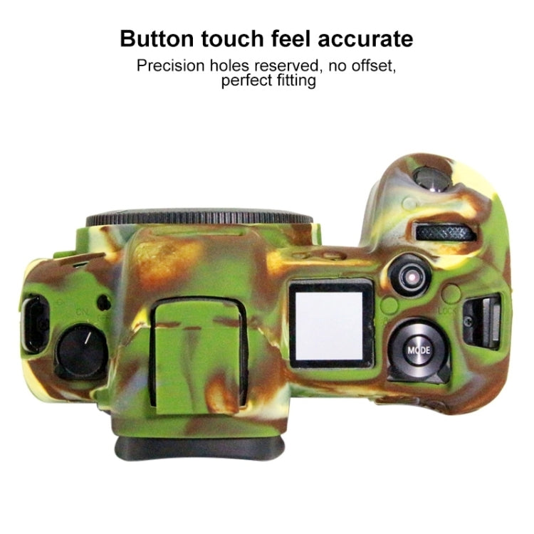 PULUZ Soft Silicone Protective Case for Canon EOS R(Camouflage) - Protective Case by PULUZ | Online Shopping UK | buy2fix