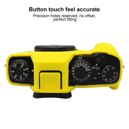 PULUZ Soft Silicone Protective Case for FUJIFILM XT3(Yellow) - Camera Accessories by PULUZ | Online Shopping UK | buy2fix