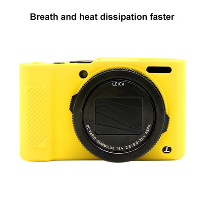 PULUZ Soft Silicone Protective Case for Panasonic Lumix  LX10(Yellow) - Camera Accessories by buy2fix | Online Shopping UK | buy2fix