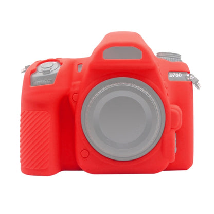 PULUZ Soft Silicone Protective Case for Nikon D780(Red) - Camera Accessories by PULUZ | Online Shopping UK | buy2fix