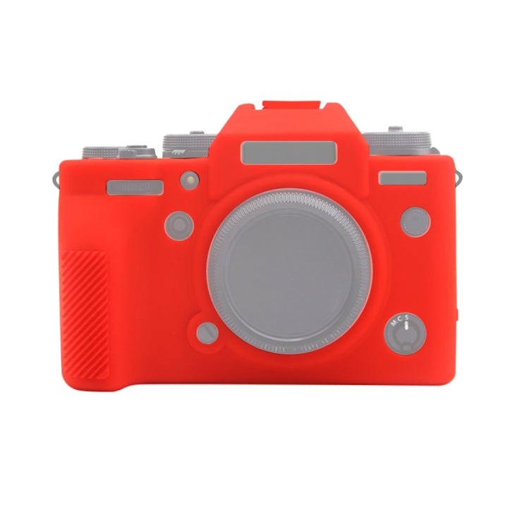 PULUZ Soft Silicone Protective Case for Fujifilm X-T4(Red) - Protective Case by PULUZ | Online Shopping UK | buy2fix