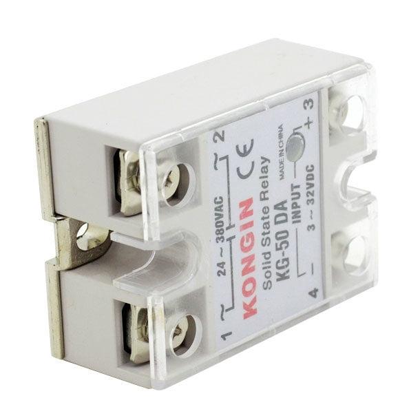 KONGIN KG-50DA AC 24-380V Solid State Relay for PID Temperature Controller, Input: DC 3-32V - Consumer Electronics by buy2fix | Online Shopping UK | buy2fix