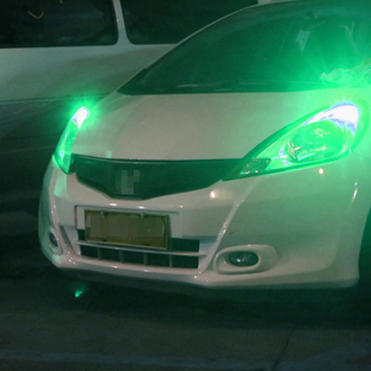 10 PCS T10 8 LED Car Signal Light Bulb(Green Light) - In Car by buy2fix | Online Shopping UK | buy2fix