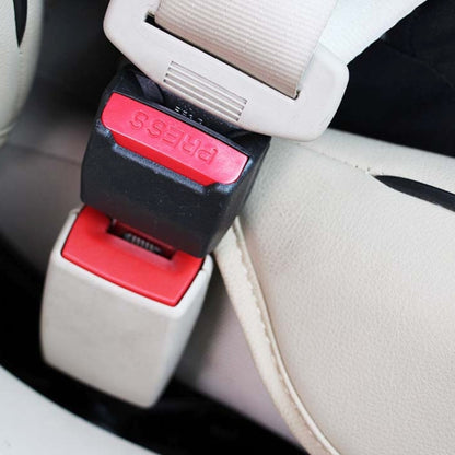 2 PCS Universal Car Seat Belt Extension Buckle(Black) - In Car by buy2fix | Online Shopping UK | buy2fix