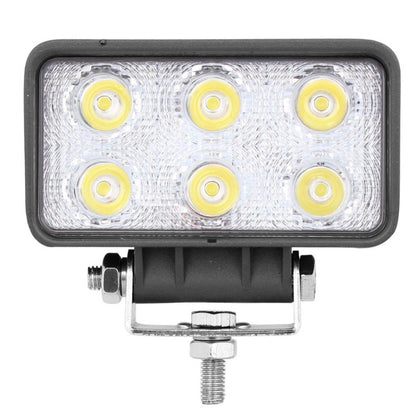 LML-1518 18W 1260-1350LM Epistar 6 LED White 30 Degree Spot Beam Car LED Light Waterproof IP67, DC 10-30V - In Car by buy2fix | Online Shopping UK | buy2fix