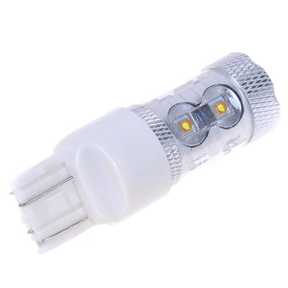 2 PCS 7443 650 Lumen 50W 10-3535-LEDs 6500K White Light Brake Light, DC 12-24V - In Car by buy2fix | Online Shopping UK | buy2fix