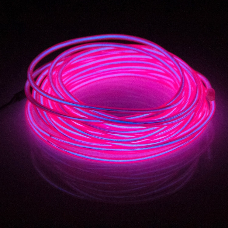 Waterproof Round Flexible Car Strip Light with Driver for Car Decoration, Length: 5m(Pink) - Atmosphere lights by buy2fix | Online Shopping UK | buy2fix