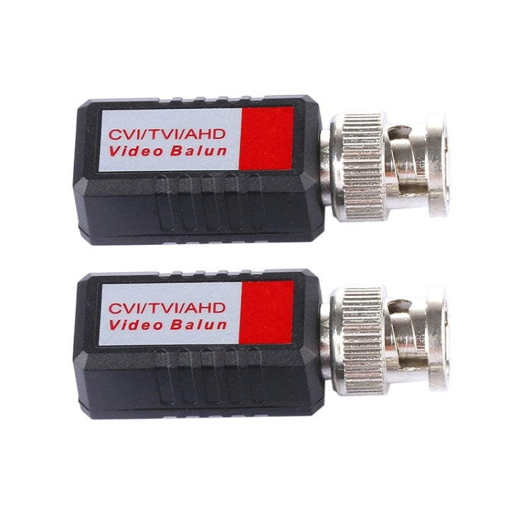 2 PCS HD 202E Enhanced Version Coaxial CVI/TVI/AHD 1CH Passive Transceiver Video Balun - Security by buy2fix | Online Shopping UK | buy2fix