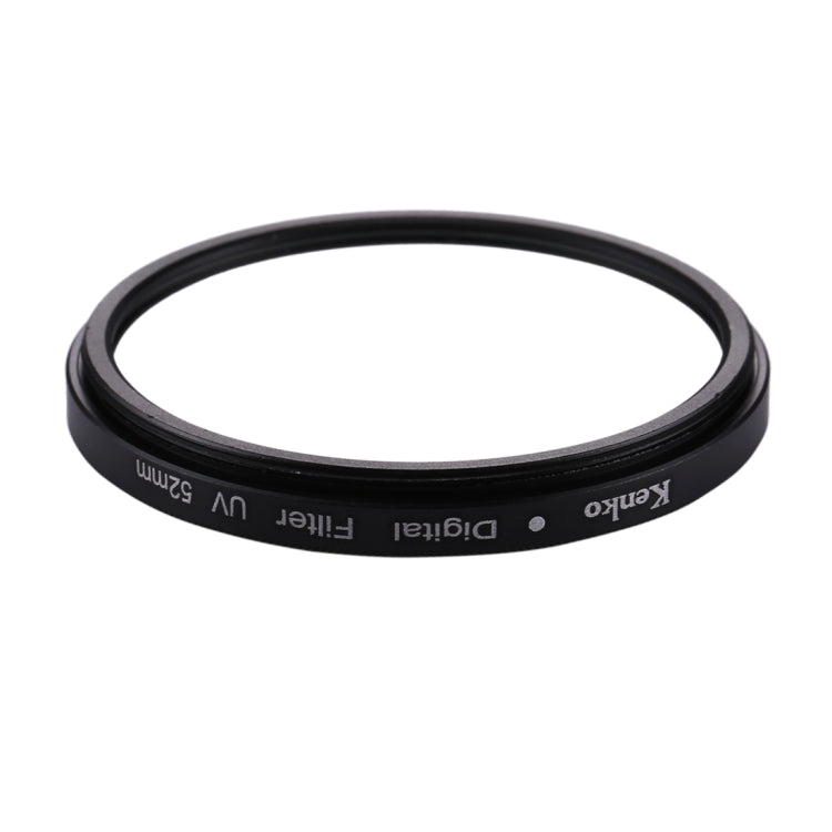 52mm Digital Camera Aluminum Alloy Frame Lens UV Filter(Black) - Camera Accessories by buy2fix | Online Shopping UK | buy2fix