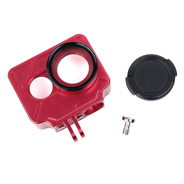 TMC HR327 CNC Aluminum Alloy Protective Case for Xiaomi Yi Action Camera(Red) - DJI & GoPro Accessories by TMC | Online Shopping UK | buy2fix