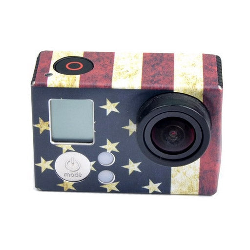 Retro US Flag Pattern Case Sticker for GoPro HERO3+ /3 - DJI & GoPro Accessories by buy2fix | Online Shopping UK | buy2fix