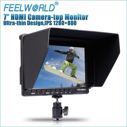 FEELWORLD FW-759 7 inch Slim Design 1280 x 800 Camera Field Monitor HDMI 1080P - Camera Accessories by FEELWORLD | Online Shopping UK | buy2fix