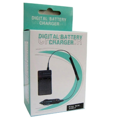 Digital Camera Battery Charger for NIKON EN-EL8(Black) - Battery Car Charger by buy2fix | Online Shopping UK | buy2fix