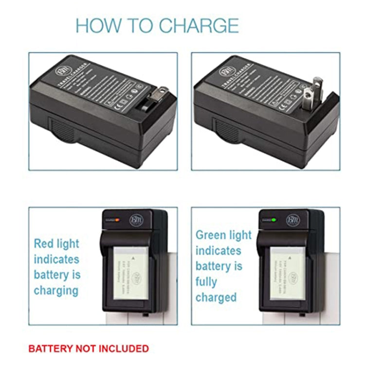 Digital Camera Battery Charger for Panasonic 003E/ S003/ VBA0(Black) - Battery Car Charger by buy2fix | Online Shopping UK | buy2fix