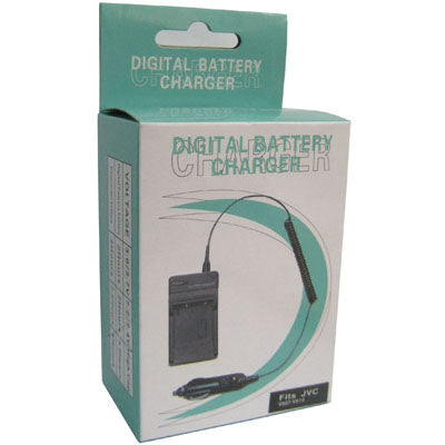 Digital Camera Battery Charger for JVC V507/ V514(Black) - Battery Car Charger by buy2fix | Online Shopping UK | buy2fix