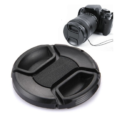 62mm Center Pinch Camera Lens Cap(Black) - Lens Cap by buy2fix | Online Shopping UK | buy2fix