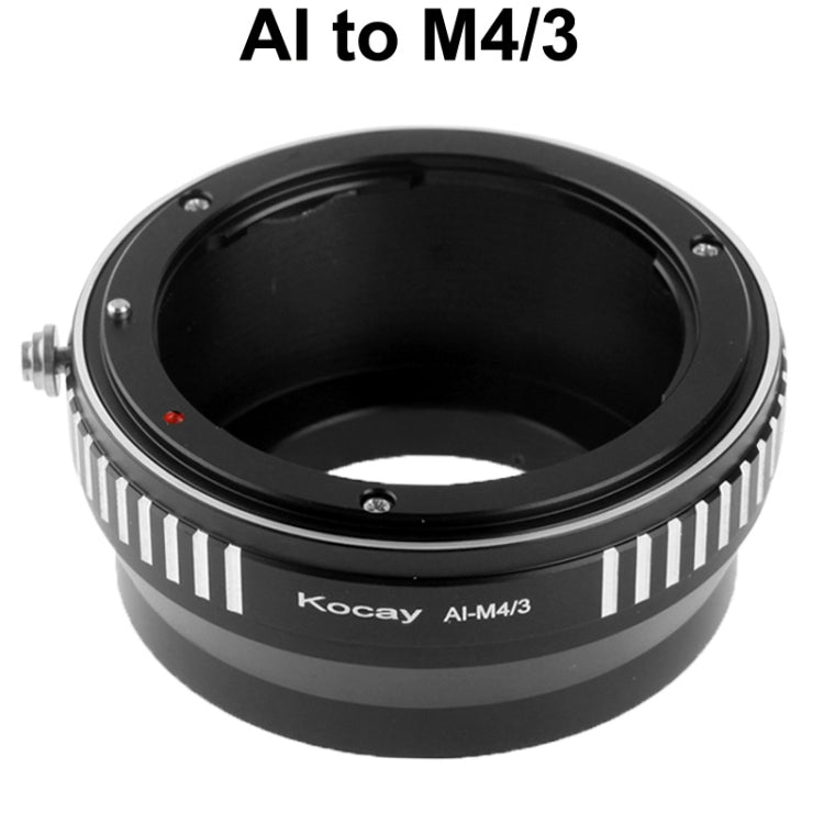 AI Lens to M4/3 Lens Mount Stepping Ring(Black) - Camera Accessories by buy2fix | Online Shopping UK | buy2fix