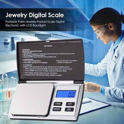 1000g / 0.1g Digital Diamond Scale(Black) - Jewelry Scales by buy2fix | Online Shopping UK | buy2fix