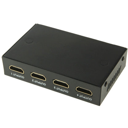 Mini HD 1080P 1x4 HDMI V1.4 Splitter for HDTV / STB/ DVD / Projector / DVR - Splitter by buy2fix | Online Shopping UK | buy2fix