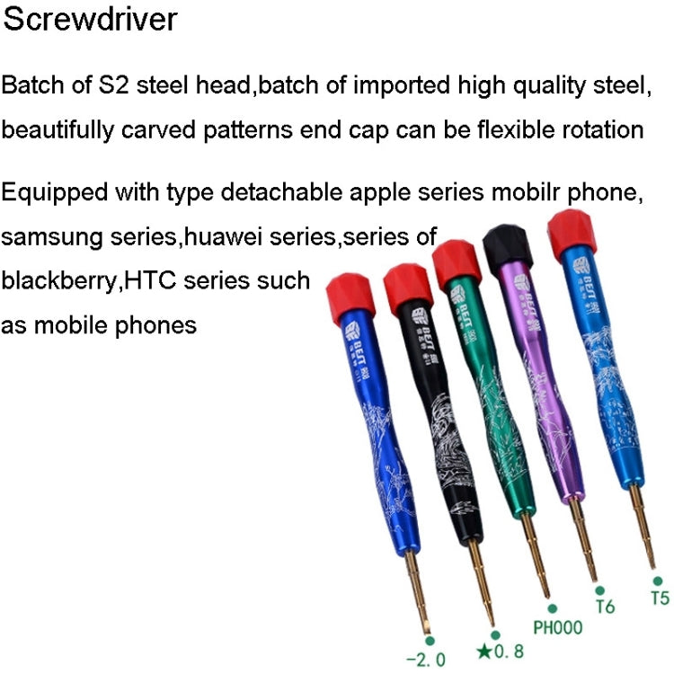 BEST BST-111 17 in 1 Professional Multi-purpose Repair Tool Set for Mobile Phone / Laptop Computer - Tool Kits by BEST | Online Shopping UK | buy2fix