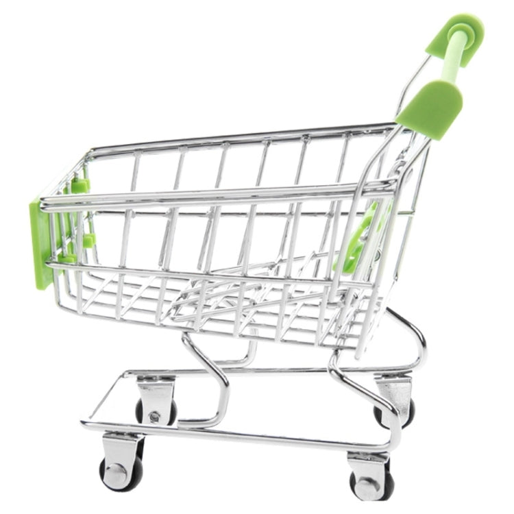 Universal Mini Grocery Shopping Cart Style Desktop Storage Box / Holder(Green) - Desktop Holder by buy2fix | Online Shopping UK | buy2fix