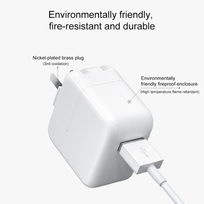 2.1A USB Power Adapter Travel Charger, US Plug(White) - Apple Accessories by buy2fix | Online Shopping UK | buy2fix