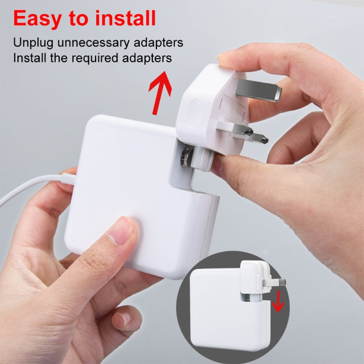 Travel Power Adapter Charger, EU Plug(White) - Apple Accessories by buy2fix | Online Shopping UK | buy2fix