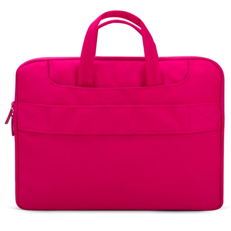 POFOKO 12 inch Portable Single Shoulder Laptop Bag for Laptop(Magenta) - 12.1 inch by POFOKO | Online Shopping UK | buy2fix