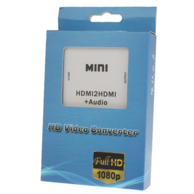 Mini HDMI to HDMI Audio Decoder - Converter by buy2fix | Online Shopping UK | buy2fix