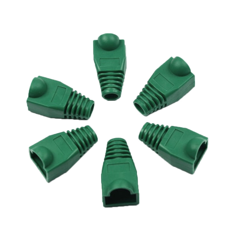 Network Cable Boots Cap Cover for RJ45, Green (100 pcs in one packaging , the price is for 100 pcs)(Green) - Computer & Networking by buy2fix | Online Shopping UK | buy2fix