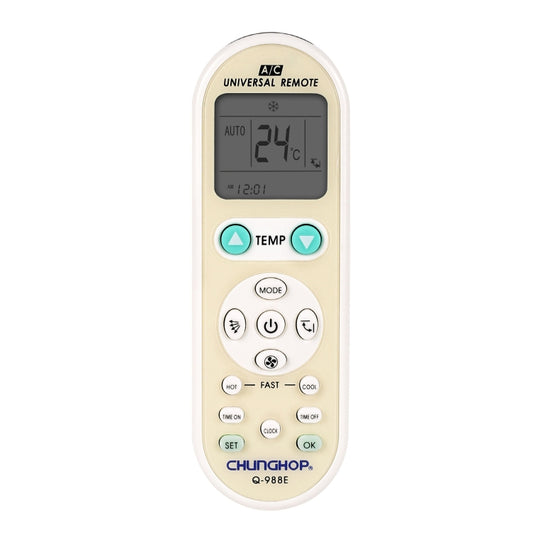 Chunghop Universal A/C Remote Control (Q-988E)(White) - Air-Conditioner by CHUNGHOP | Online Shopping UK | buy2fix