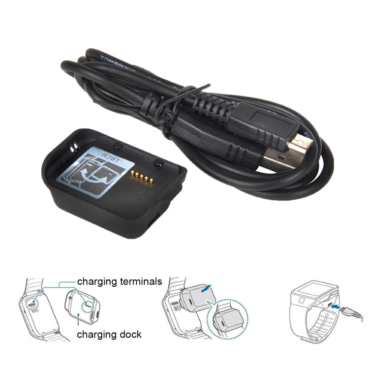 Bluetooth Bracelet Charger for Samsung Gear 2 Neo R381(Black) - Charger by buy2fix | Online Shopping UK | buy2fix