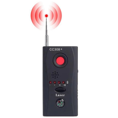 CC308+ Multi-Detector Full-Range All-Round Detector For Hidden Mini Camera / IP Lens/ GMS / RF Signal Detector Finder(Black) - Security by buy2fix | Online Shopping UK | buy2fix