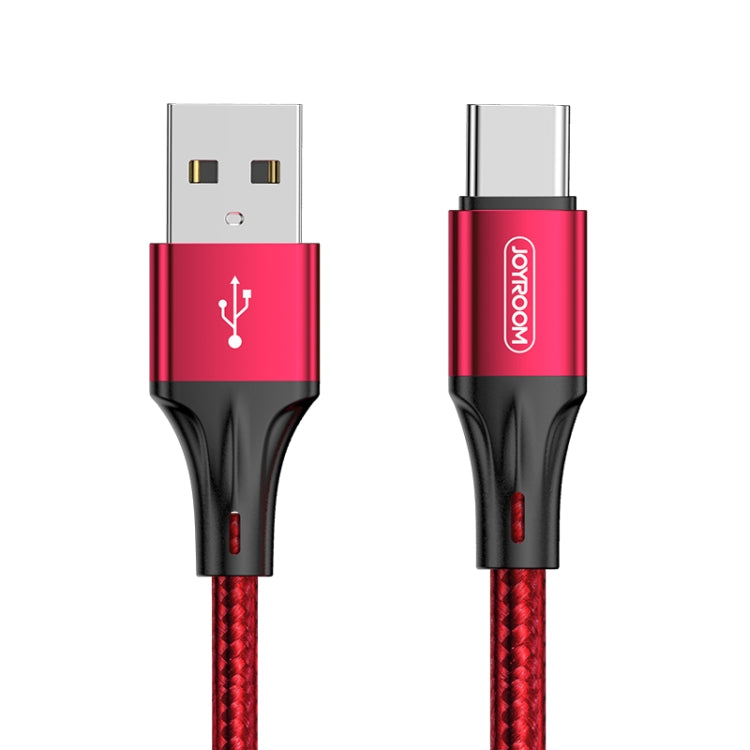JOYROOM S-1030N1 N1 Series 1m 3A USB to USB-C / Type-C Data Sync Charge Cable (Red) - USB-C & Type-C Cable by JOYROOM | Online Shopping UK | buy2fix