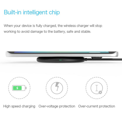 Vinsic 5V 1A Output Mini Extra-slim Qi Standard Wireless Charger Quick Charger - Apple Accessories by VINSIC | Online Shopping UK | buy2fix