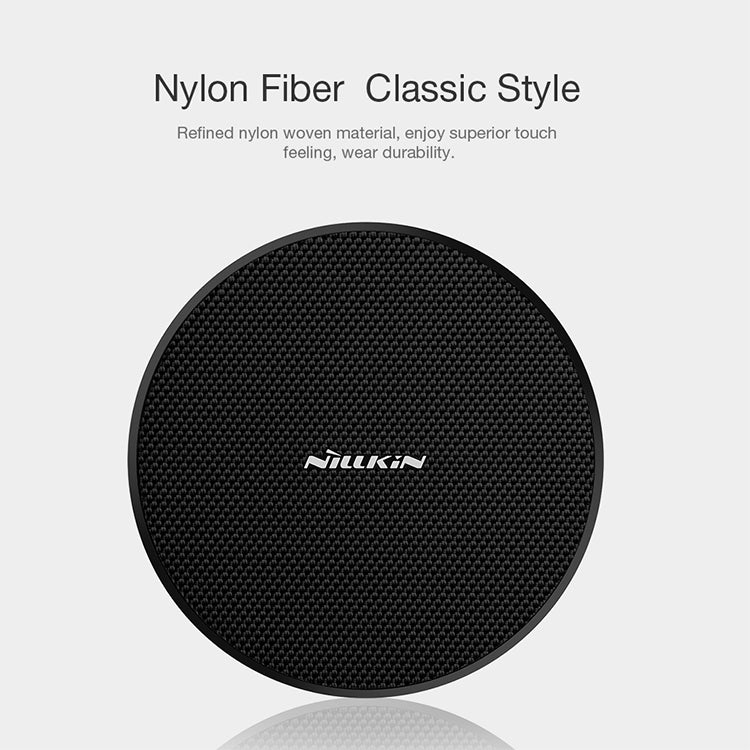 NILLKIN MC035 Power Flash Qi Standard High Speed Wireless Charger (Classic Nylon) - Apple Accessories by NILLKIN | Online Shopping UK | buy2fix
