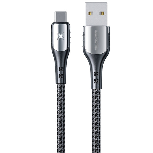 WK WDC-164a 6A Type-C / USB-C Smart Power Off Charging Data Cable, Length: 1m -  by WK | Online Shopping UK | buy2fix