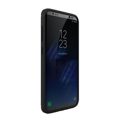 For Galaxy S8 Brushed Carbon Fiber Texture Shockproof TPU Protective Cover Case (Black) - Samsung Accessories by buy2fix | Online Shopping UK | buy2fix