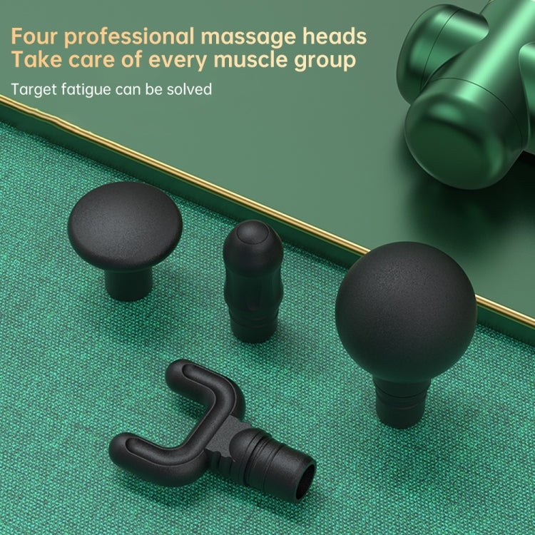 WK WT-FG02 Portable Sports Massage Muscle Gun with 4 Massage Heads (Tarnish) - Massage gun & Accessories by WK | Online Shopping UK | buy2fix