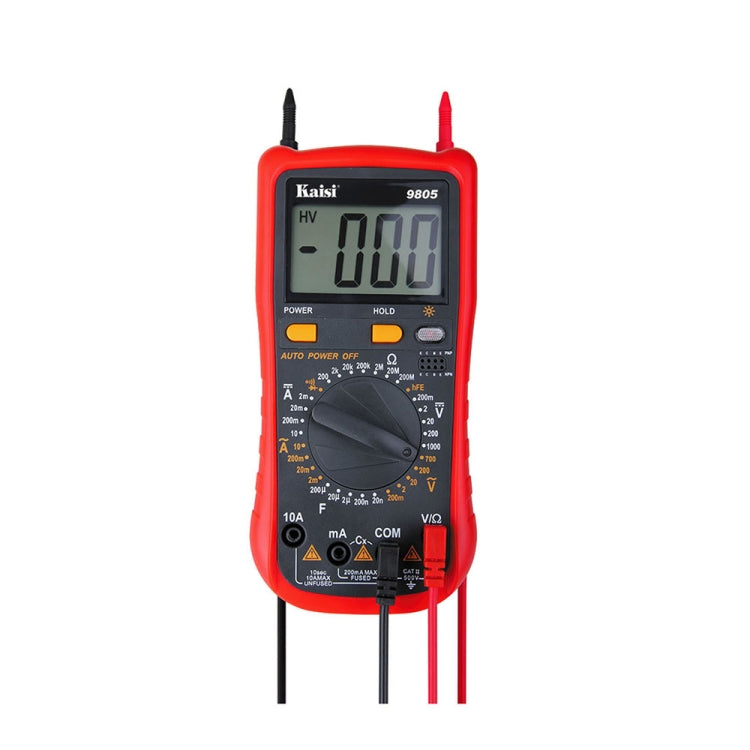 Kaisi 9805 Anti-burning Multifunctional Digital Universal Multimeter Auto-Range Digital Multimeter - Current & Voltage Tester by Kaisi | Online Shopping UK | buy2fix