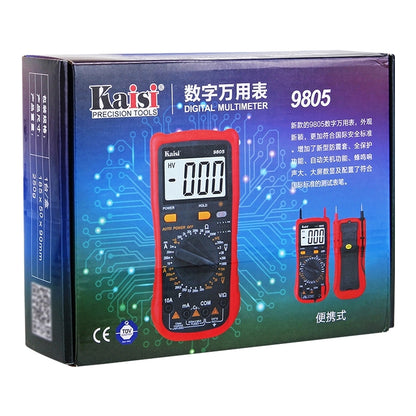 Kaisi 9805 Anti-burning Multifunctional Digital Universal Multimeter Auto-Range Digital Multimeter - Current & Voltage Tester by Kaisi | Online Shopping UK | buy2fix