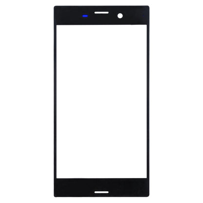 Front Screen Outer Glass Lens for Sony Xperia XZ(Black) - Repair & Spare Parts by buy2fix | Online Shopping UK | buy2fix