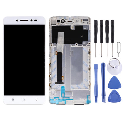 OEM LCD Screen for Lenovo S90 S90-T S90-U S90-A Digitizer Full Assembly with Frame (White) - LCD Screen by buy2fix | Online Shopping UK | buy2fix