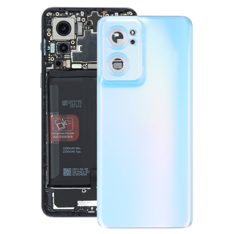 Battery Back Cover for OnePlus Nord CE 2 5G IV2201(Blue) - Repair & Spare Parts by buy2fix | Online Shopping UK | buy2fix