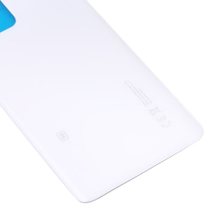 Glass Battery Back Cover for Xiaomi 11T/11T Pro(White) - Repair & Spare Parts by buy2fix | Online Shopping UK | buy2fix