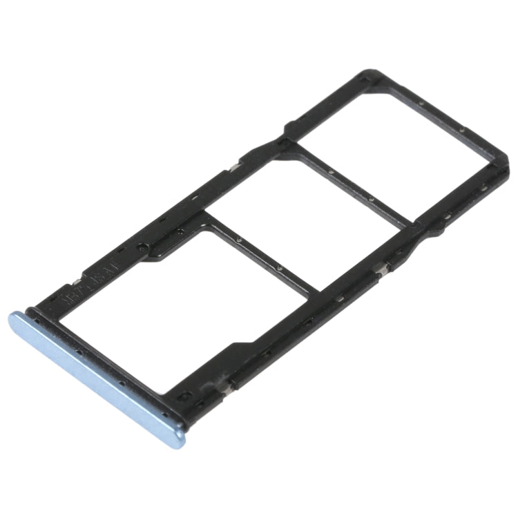 SIM Card Tray + SIM Card Tray + Micro SD Card Tray For Xiaomi Redmi Note 11E (Blue) - Card Tray by buy2fix | Online Shopping UK | buy2fix