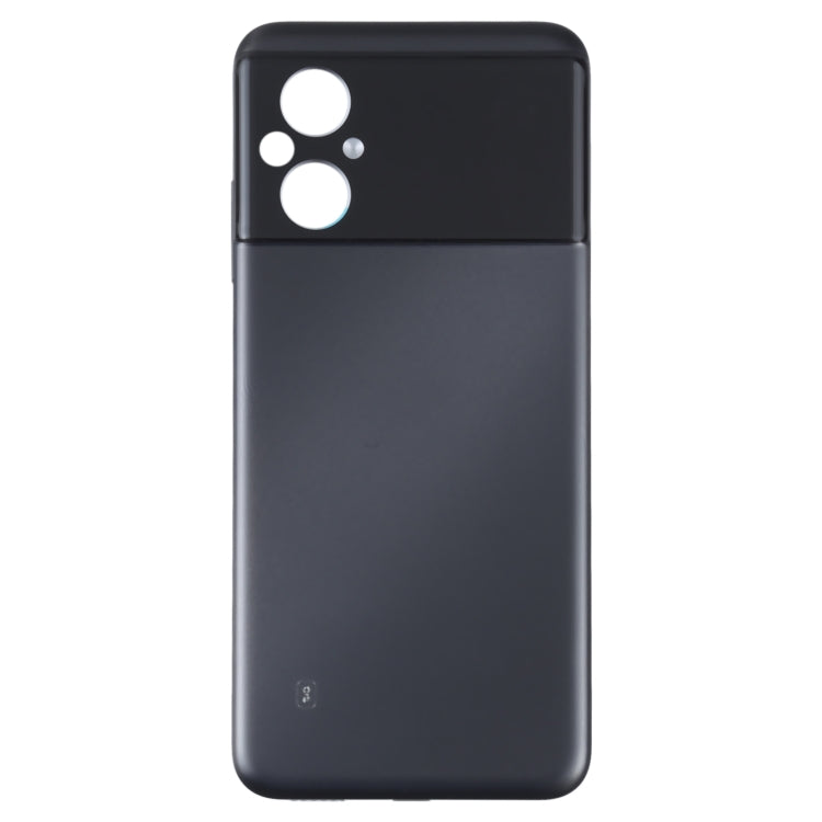 For Xiaomi Poco M5 / Poco M5 India Original Battery Back Cover(Black) - Repair & Spare Parts by buy2fix | Online Shopping UK | buy2fix