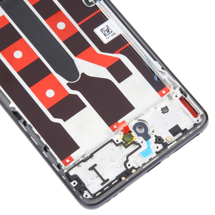 For OPPO A1 Pro Original Front Housing LCD Frame Bezel Plate (Black) - Frame Bezel Plate by buy2fix | Online Shopping UK | buy2fix